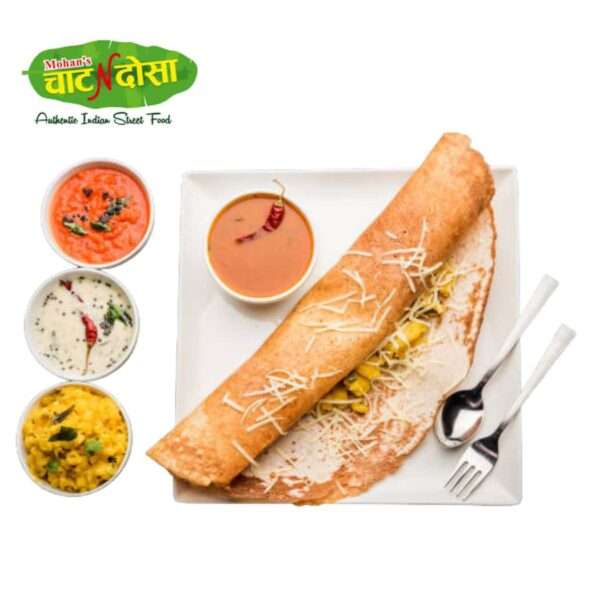 Cheese Panner Masala Rava Dosa